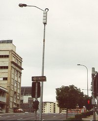 Brisbane micro cells on light standard