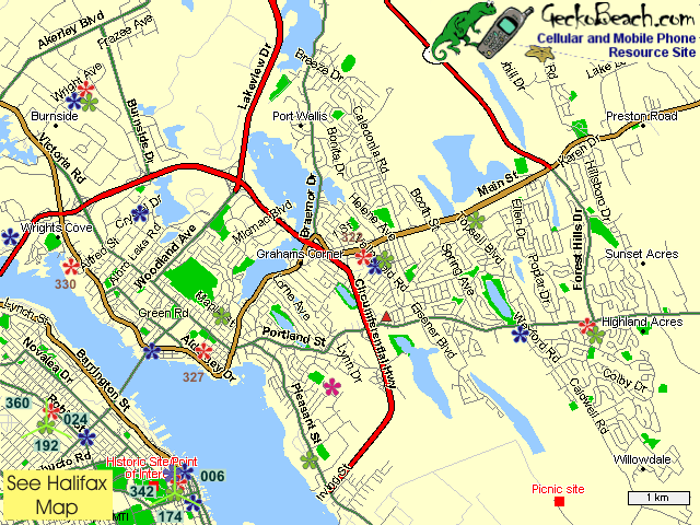 Map Dartmouth