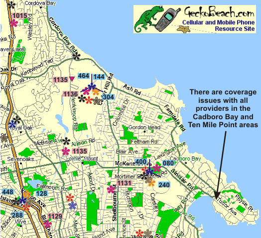 Map of Saanich East