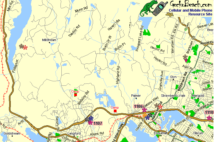 Map of Saanich West