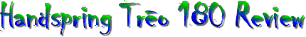 Treo 180 Review