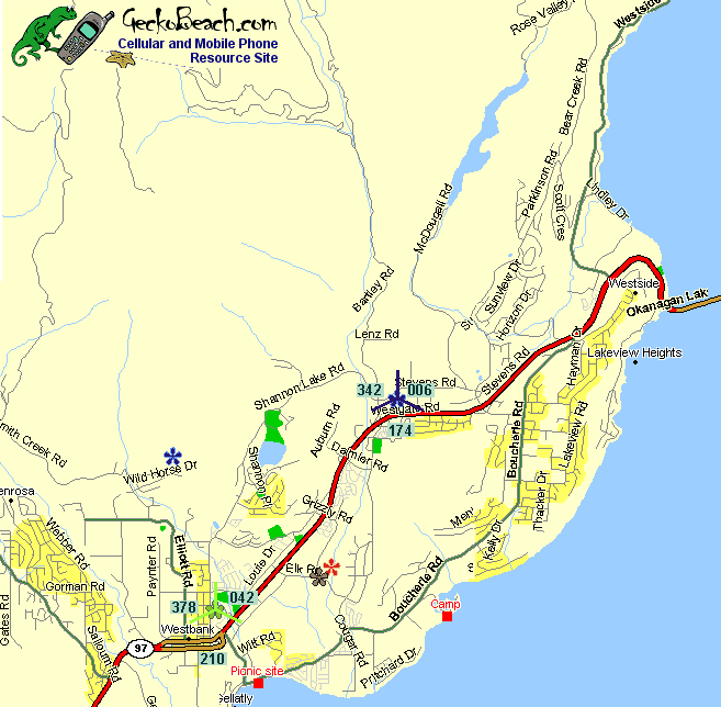 Map of Westbank