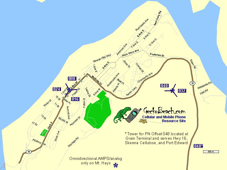 Map of Prince Rupert